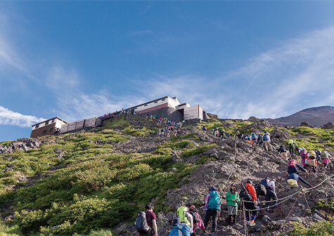 登山開始